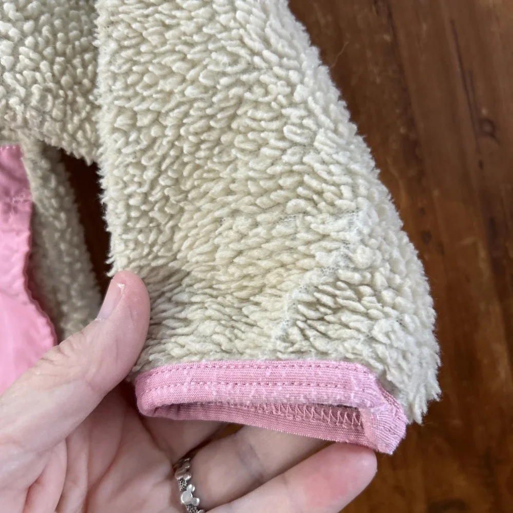 Patagonia Baby Retro X Jacket Rare‎ Vintage Cream Pink Sz 18 Months